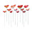 12 τεμάχια πολύχρωμα πασσάλους πεταλούδας για κήπο, αδιάβροχο εξωτερικό γκαζόν 2