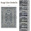 6x9Rug - Πλενόμενο χαλί ανθεκτικό στους λεκέδες, αντιολισθητικά χαλιά με πλάτη για 2