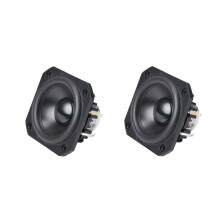 2-Teilige Lautsprecher, Rechteckige Hi-Fi-Lautsprecher mit 8 Ohm und 25 W, Audio für Heimkino