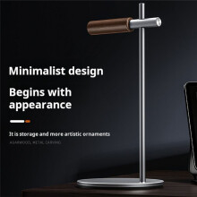 Desktop Aluminium Alloy Headset Stand Holder Headphone Rack Mount Hanger Wired Earphone Gamer Hanger Silver