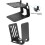 Desktop Speaker Stands Metal Speaker Stands with Vibration Absorption for Small and Medium Speaker 3