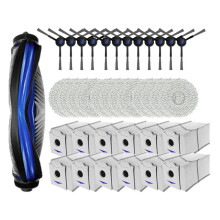 Repuesto de Cepillo Lateral Principal, Paño de Fregona, Bolsa para Polvo, Accesorios y Piezas para Debot N30 OMNI / N30 PRO OMNI