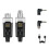 0V/48V Wireless XLR Microphone Transmitter and Receiver Microphone Wireless System Rechargeable for Dynamic Microphone 1