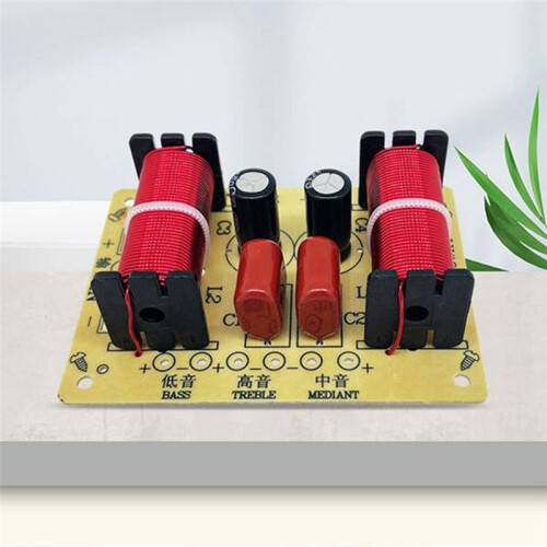 150W HiFi Crossover Filter Module 3 Way Speaker Frequency Divider for DIY Home Speaker Treble Medium Bass