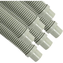 6er-Pack universelle Saugschläuche für Schwimmbadreiniger, 48 Zoll lang, grau, passend für Hayward Navigator, Pool Vac Ultra, AquaBug, Polaris ATV