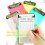 Mini Clipboard PET Plastic 4.7x7.3 Inches 5 Pcs 4