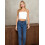 Top bandeau sin tirantes de doble capa para mujer 3