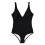 Maiôs femininos de malha com bojo push-up e decote em V. 8