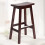 Tabourets de bar sans dossier Saddle, marron (lot de 2) 6