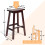Tabourets de bar sans dossier Saddle, marron (lot de 2) 3