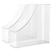 Transparenter Zeitschriftenhalter aus Acryl, vertikaler Dokumentenorganizer, Kunststoffaufbewahrung für Büro, Zuhause, Schule