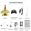DAMAI 2026 Remote Control Airplane Blue Gravity Glider Foam 6