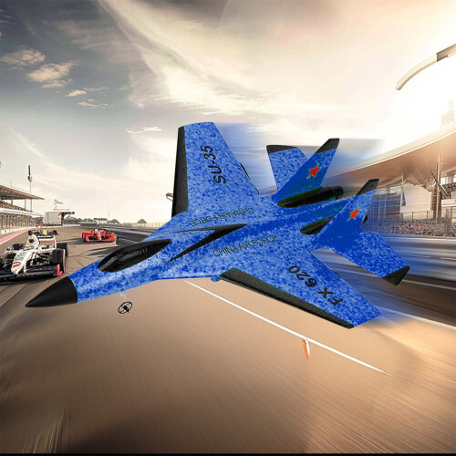 DAMAI 2026 Remote Control Airplane Blue Gravity Glider Foam 1