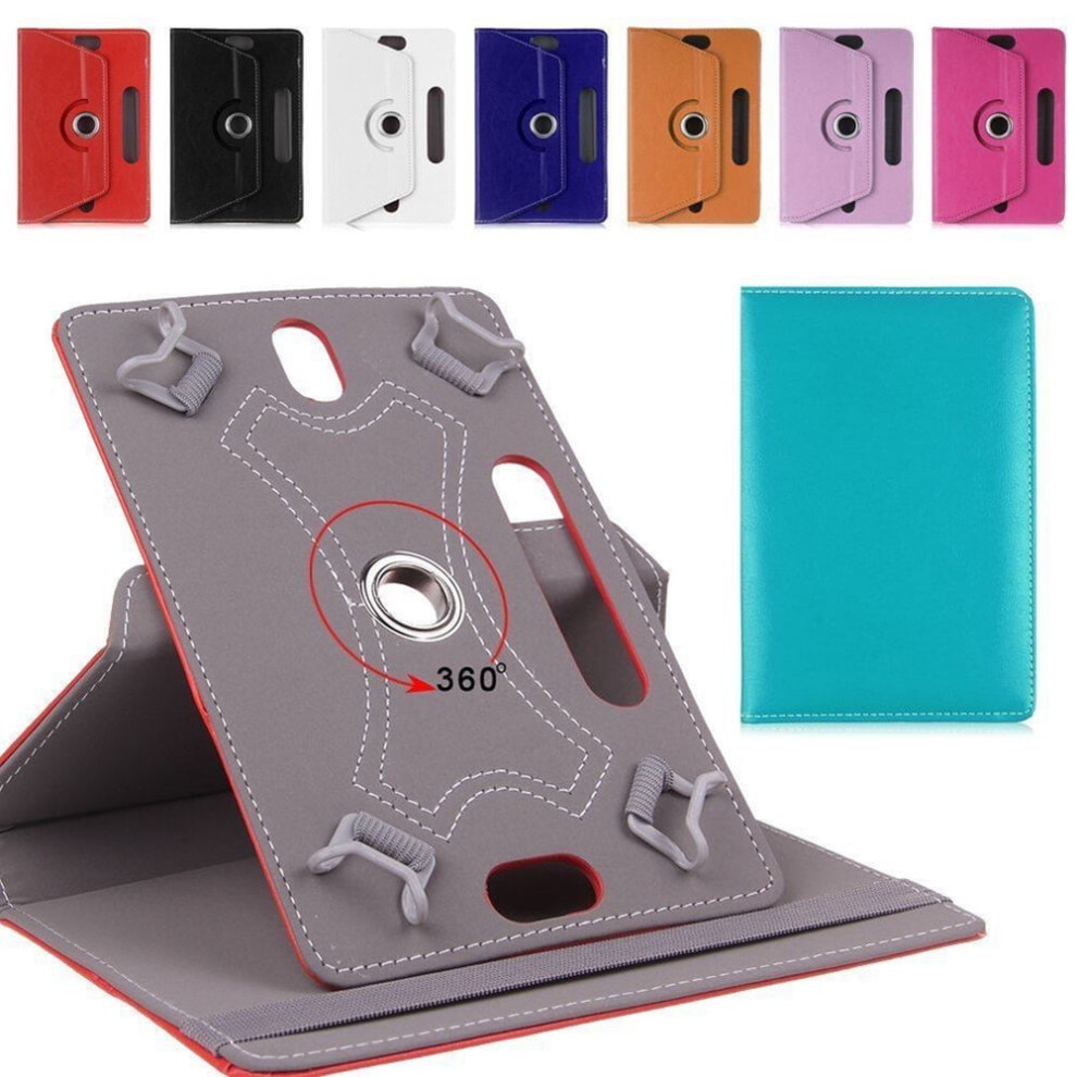 Faux Leather Tablet Pc Case Cover 360 Degree Rotating Stand Universal Holder 9110895550199