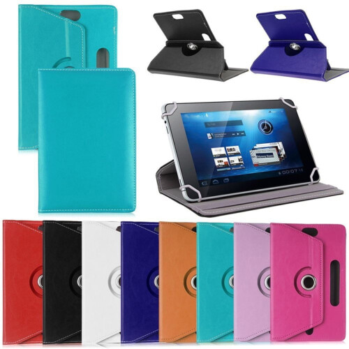 Θήκη για Tablet PC από τεχνητό δέρμα, περιστρεφόμενη βάση 360 μοιρών, γενικής χρήσης 2