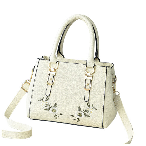 Δερμάτινες τσάντες Crossbody για γυναίκες μόδας κεντήματος με λαβή στο πάνω μέρος