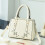 Δερμάτινες τσάντες Crossbody για γυναίκες μόδας κεντήματος με λαβή στο πάνω μέρος 2
