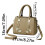 Δερμάτινες τσάντες Crossbody για γυναίκες μόδας κεντήματος με λαβή στο πάνω μέρος 4