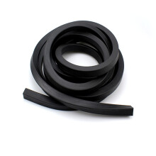 Door Draught Excluder Rubber Seal Strip Black Foam 25mm Fit SelfAdhesive for Doors
