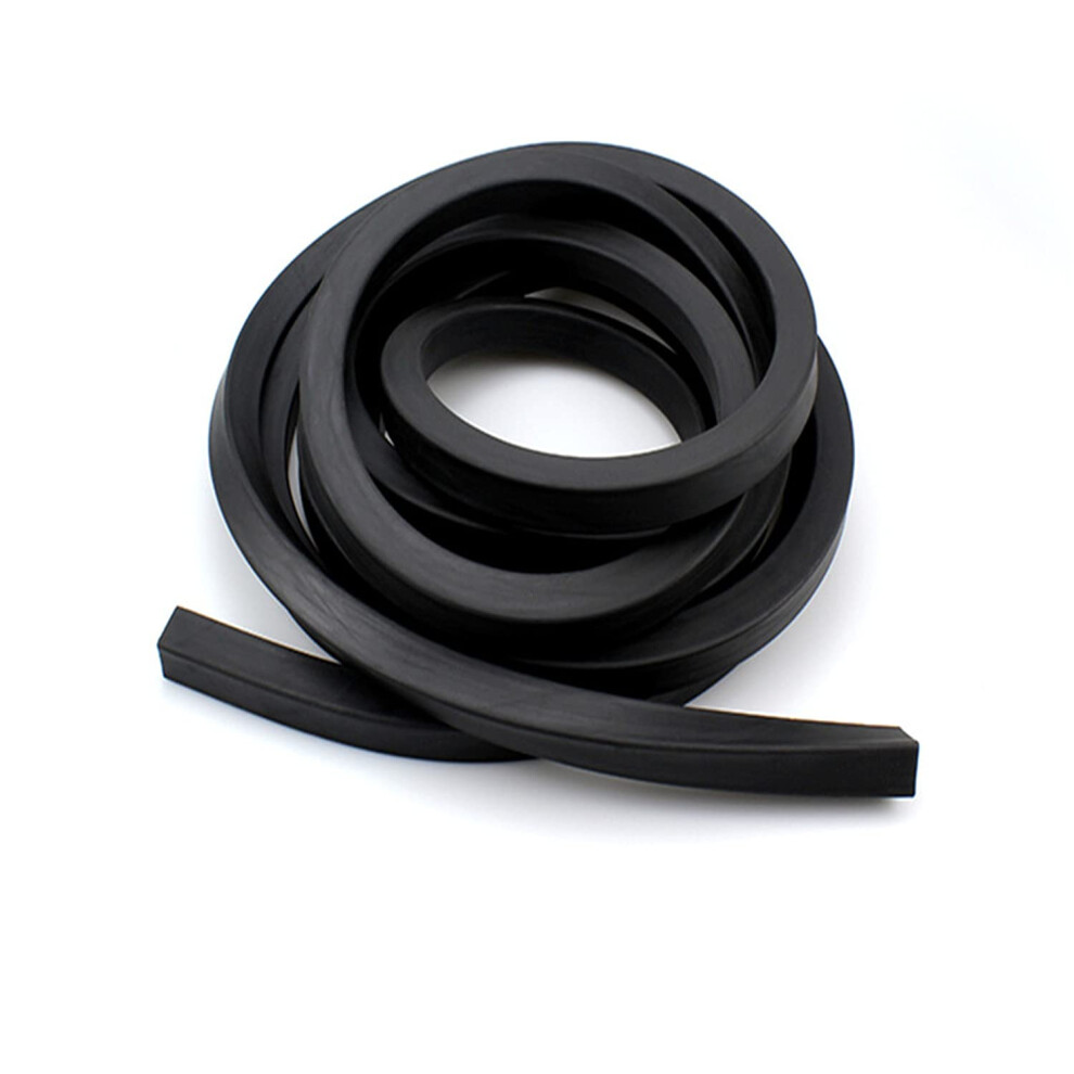 Door Draught Excluder Rubber Seal Strip Black Foam 25Mm Fit Selfadhesive For Doors 9053599569909
