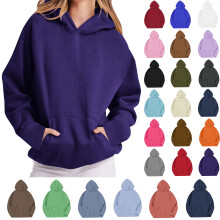 Damen Langarm Lässige, lockere, modische Hemden, farbige Rundhals-Sweatshirts, Oversize-Pullover, Tunika-Tops