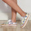 Γυναικεία Loafers από καμβά, μαλακά και άνετα φλατ παπούτσια για περπάτημα, χαμηλά 2