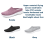 Γυναικεία slip-on loafers, εύκολα στην εφαρμογή και μακριά, αναπνεύσιμα πλεκτά φλατ 7