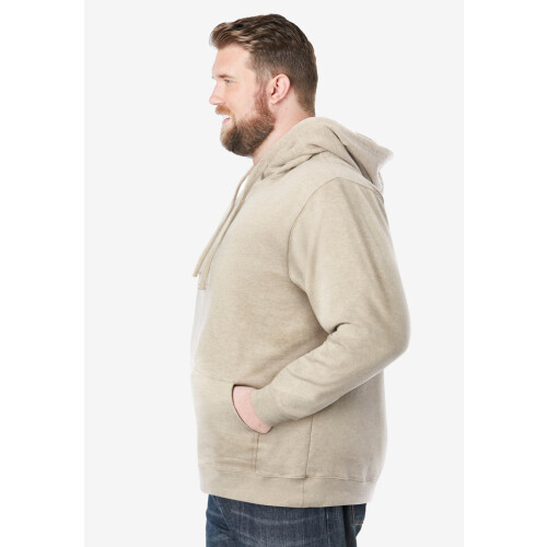 KingSize herre stor og høj fleece pullover-hættetrøje 2