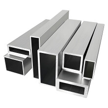 4 Pack 6063 Aluminum Square Tube 15x20mm Seamless Smooth Finish Corrosion Resistant for DIY Projects