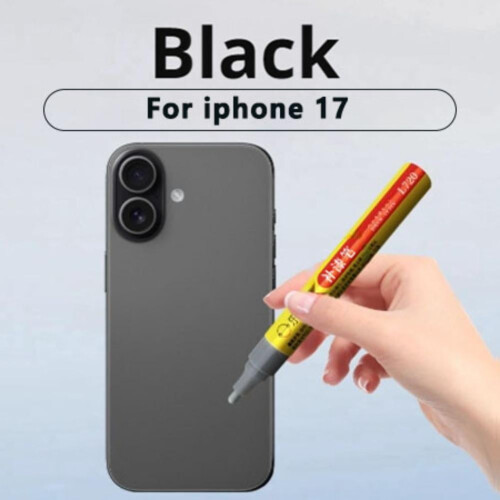 Συμβατό με iPhone 17 Series, στυλό επισκευής βαφής με ματ μαύρο πλαίσιο, κιτ ρετούς