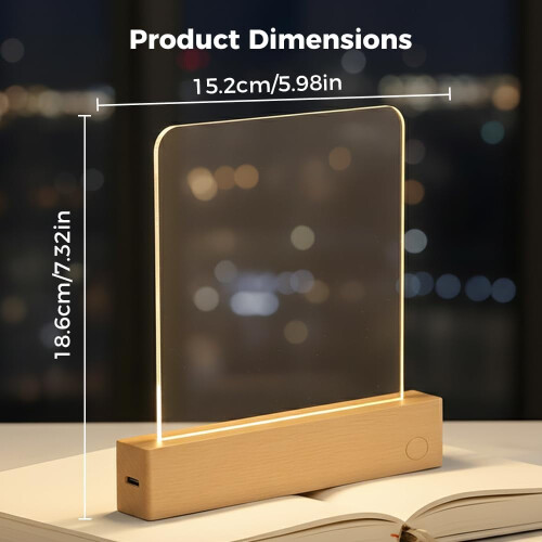 Lampe de lecture LED intelligente à panneau plat dimmable 3 couleurs 2 1