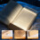 Lampe de lecture LED intelligente à panneau plat dimmable 3 couleurs 3