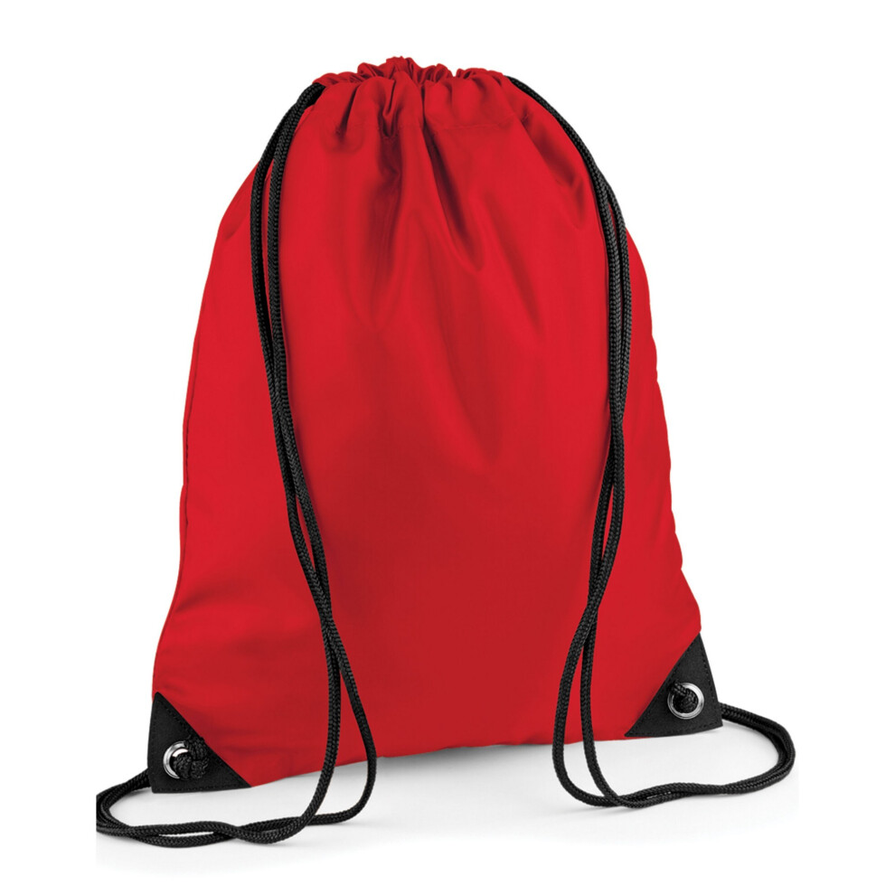 Bagbase (One Size, Classic Red) Premium Drawstring Bag