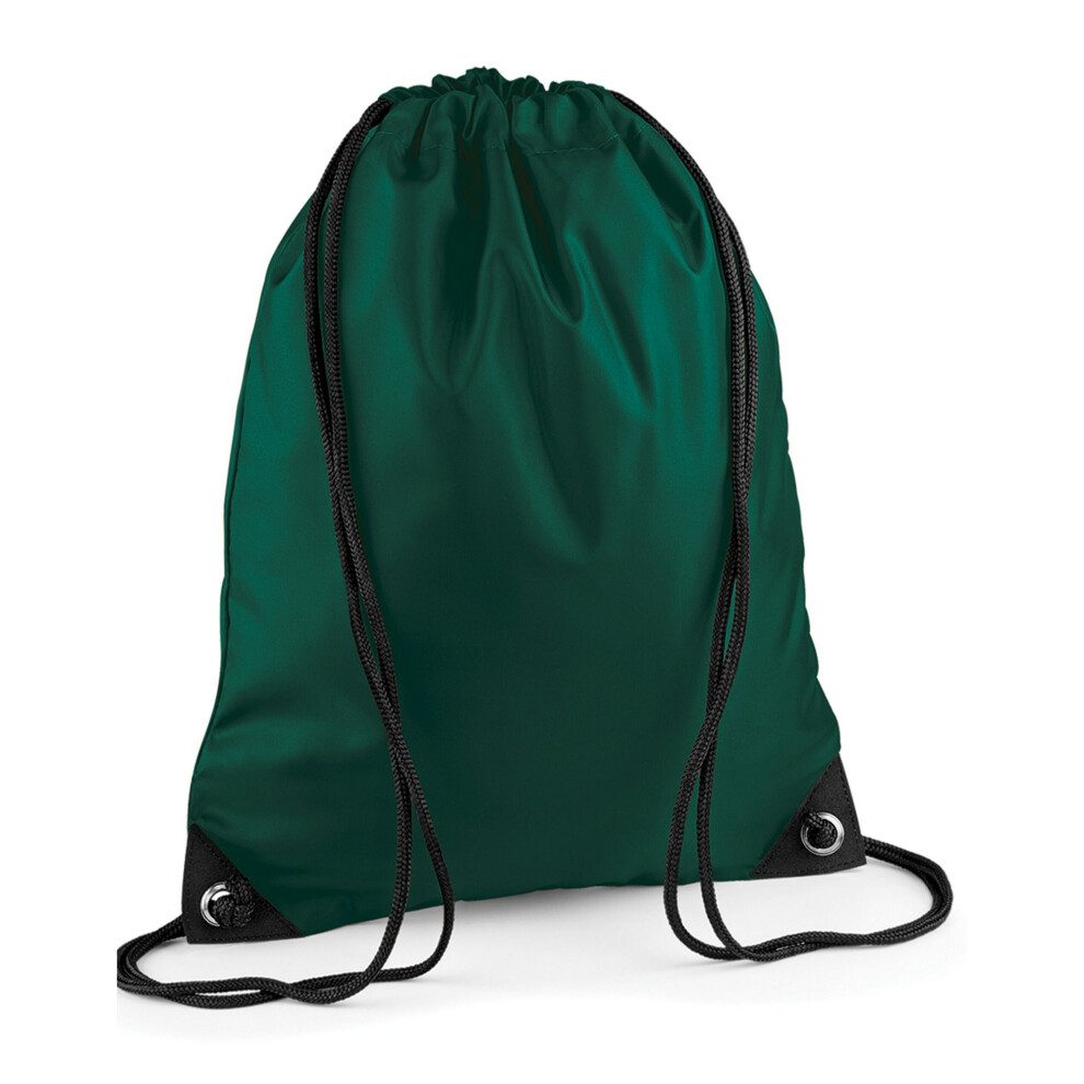 Bagbase (One Size, Bottle Green) Premium Drawstring Bag