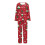 Juleprint langermet pysjamas til dame S-2XL 5