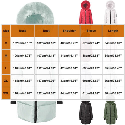 Schwarze, lange, gesteppte Damen-Daunenjacke 1