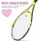 Amortizor rachetă tenis silicon formă de inimă 10 buc 2