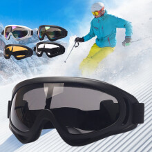 UV Protection Ski Goggles Anti Fog Adjustable Strap Windproof Snowboard Goggles for Men Women Cycling Glasses Motorcycles Mountaineering Goggles