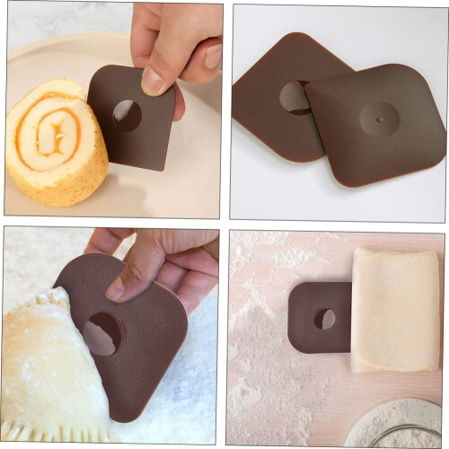 Kitchen Scraper Set 4pcs NonScratch Pan Scrapers for Versatile Kitchen Use and Quick Residue Removal 2