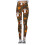Leggings femininas com estampa de peru, elásticas e confortáveis. 4