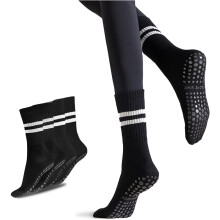Κάλτσες Pilates Grippy με λαβές για γυναίκες, αντιολισθητικές, μακριές κάλτσες για