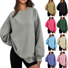 Sweat-shirts à col rond pour femmes, Sweat-shirts d'automne pour femmes, Sweat-shirts tendance d'automne pour femmes, manches longues, col rond,