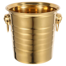 Getränke-Eiskübel Edelstahl Gold 1 Set 5L