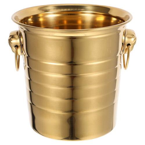 Getränke-Eiskübel Edelstahl Gold 1 Set 5L
