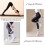 Κάλτσες Pilates Grippy με λαβές για γυναίκες, αντιολισθητικές, μακριές κάλτσες για 3