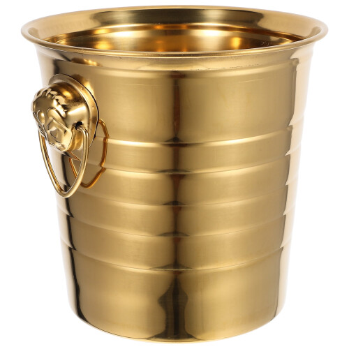 Getränke-Eiskübel Edelstahl Gold 1 Set 5L 2