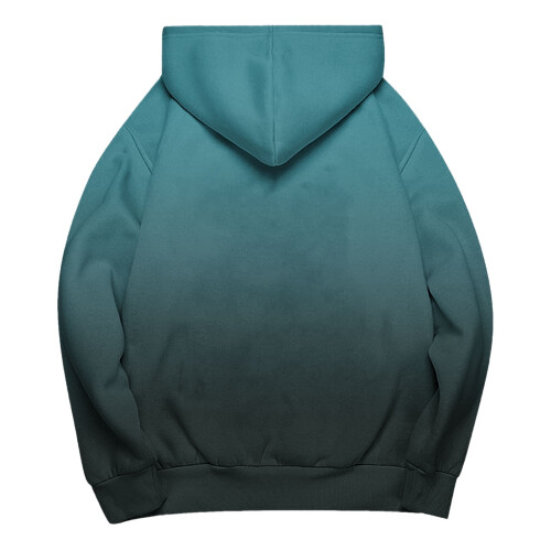 Women's Gradient Print Hooded Sweatshirt Long Sleeve 2