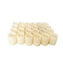 Set di 24 candele votive senza fiamma di alta qualità, a batteria, a LED, con lunga durata (oltre 120 ore), batterie incluse.