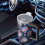 Ποτήρι Pioneer με 40oz, μονωμένο με λαβή και σχέδιο λουλουδιών, καπάκι και καλαμάκια 6