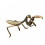τεμάχια Προσομοίωση Αγάλματα Mantis Γλυπτική Mantis από Ορείχαλκο Διακόσμηση 6